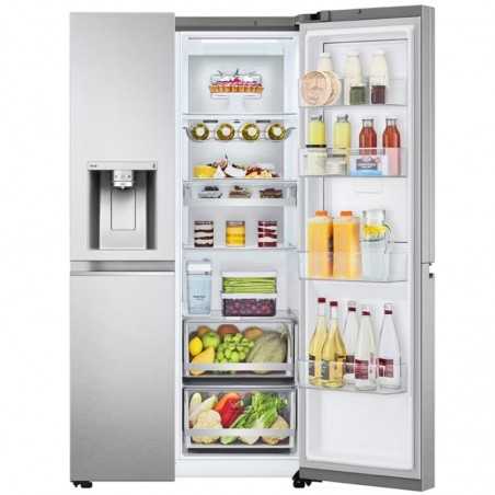 یخچال فریزر ال جی J287 نقره ای