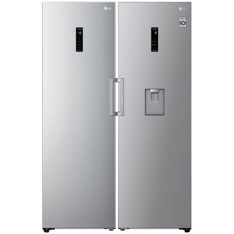 یخچال فریزر ال جی F411 و B414 نقره ای