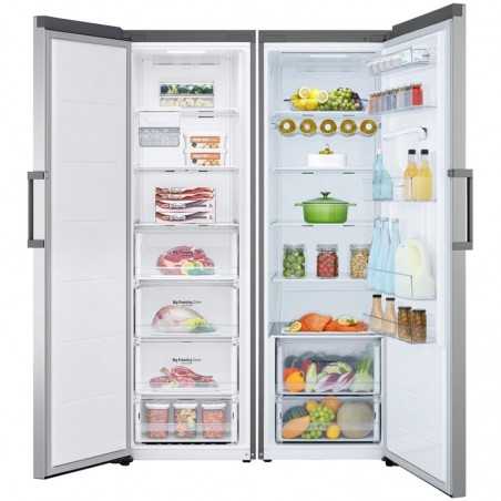 یخچال فریزر ال جی F411 و B414 نقره ای